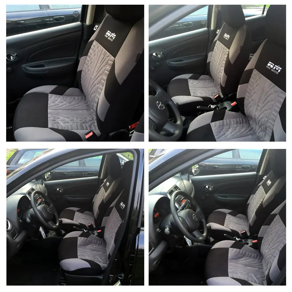 Universal Car Seat Covers 4-Piece Set with Embroidery - Joomcy
