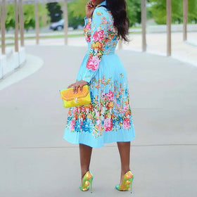 Africa Fashion Women's Printed Dress