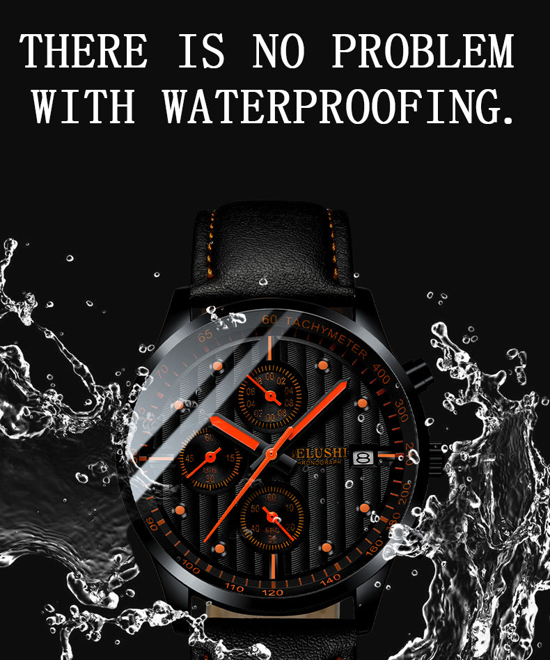 Belochi Stylish Men's Quartz Watch with Waterproof Design