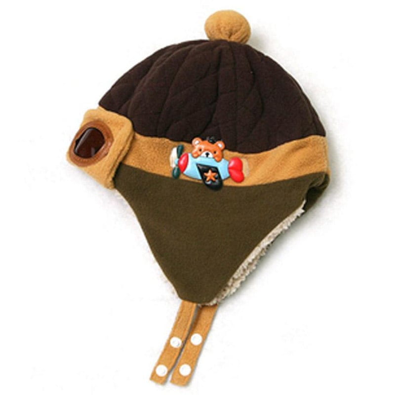 Winter Hipsters for Boys and Girls with Fluffy Earmuffs
