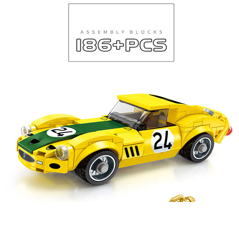 Children's Building Block Toy Car Set
