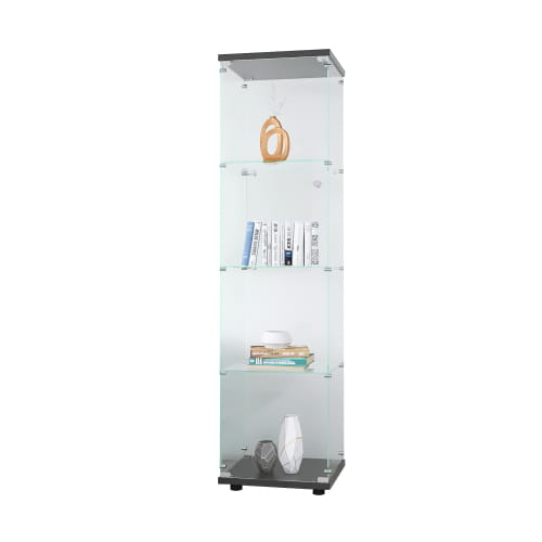 Glass Display Cabinet 4 With Gantry Floor-to-ceiling Rare Bookshelf Suitable For Living Room Bedroom Office