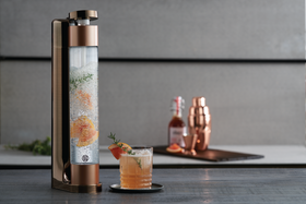 qarbo CLASSIC - Sparkling Water Maker and Fruit Infuser - Bronze