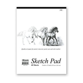 40 Ct. 9" X 12" Premium Sketch Pad