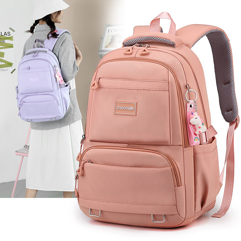 Stylish Large Capacity Nylon Backpack for Students
