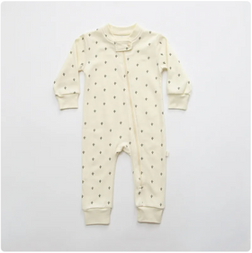 Cartoon Cactus Long Sleeve Baby Romper - Striped Newborn Outfit for Boys & Girls