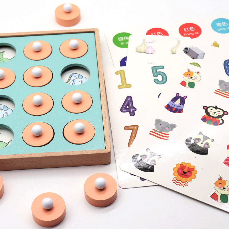 Memory Chess SWF04 in Wooden Box - Logic Training Toy