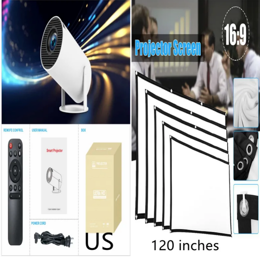 Portable HD Home Theater Projector