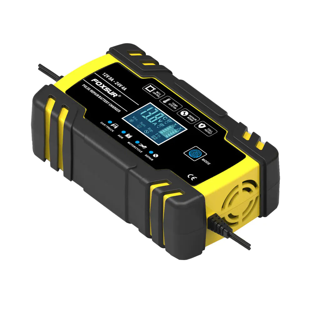 LCD Display Motorcycle Battery Charger - Joomcy