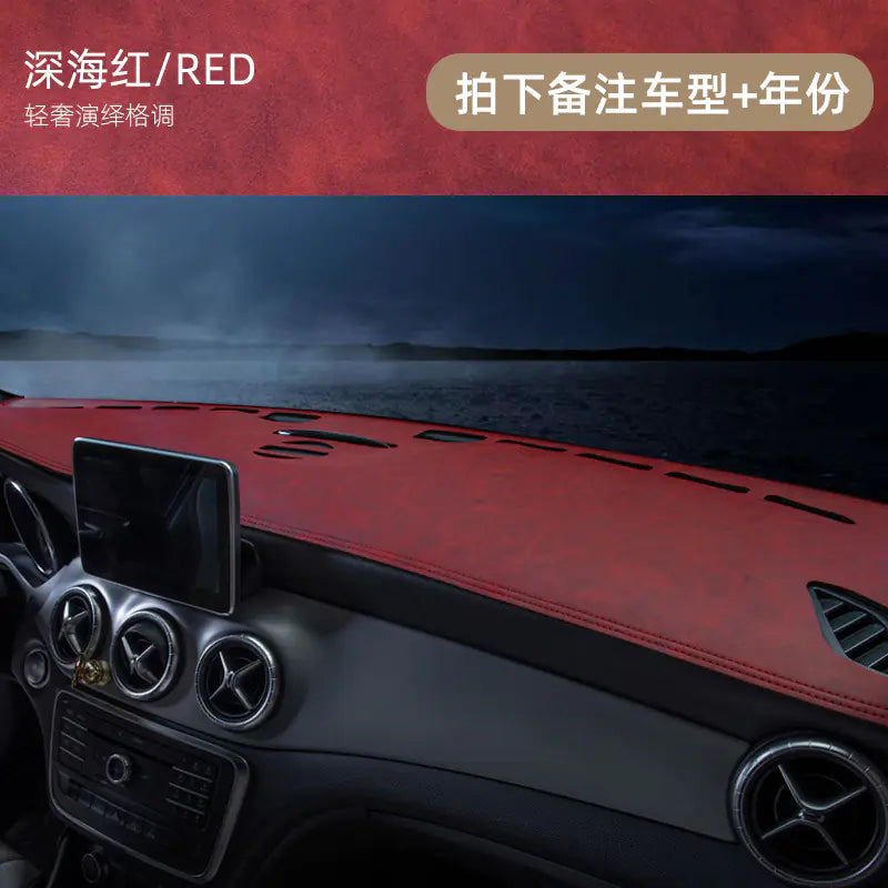 Car Dashboard Sunshade Pad - Leather Interior Accessory - Joomcy