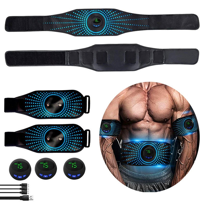 Upgraded Silicone Fitness Belt for Abdominal Exercise