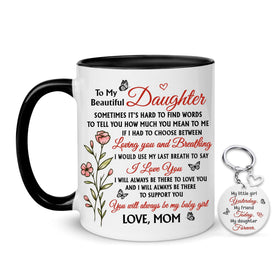 Hyturtle To My Daughter Coffee Mug 11oz - Gifts For Daughter From Mom - Mom To My Daughter Gifts For Mother’s Day - Birthday Gifts For Daughter - Christmas Gifts For Daughter In Law From Mom Mama