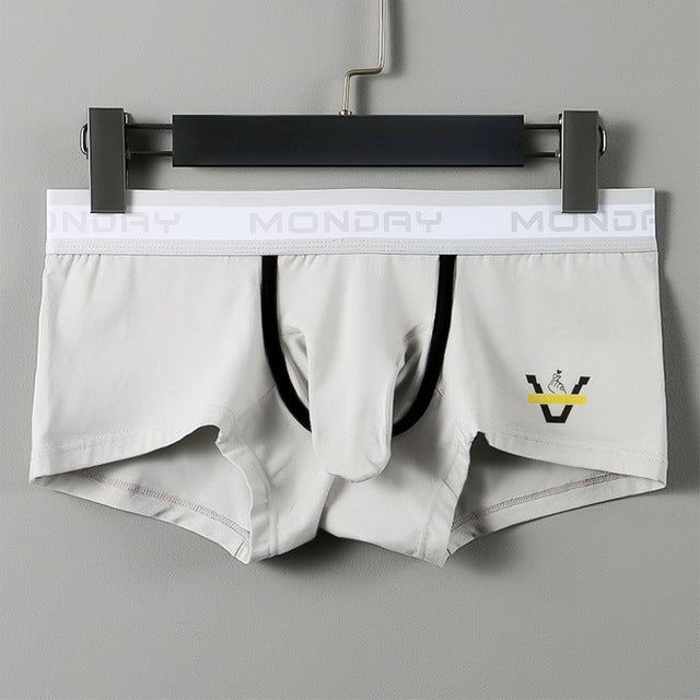 Soft and Breathable Men's Elastic Boxer Shorts