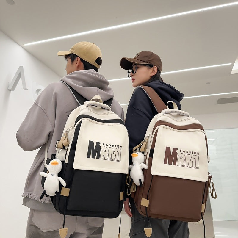 Large Capacity Stylish Backpack for Students and Travel