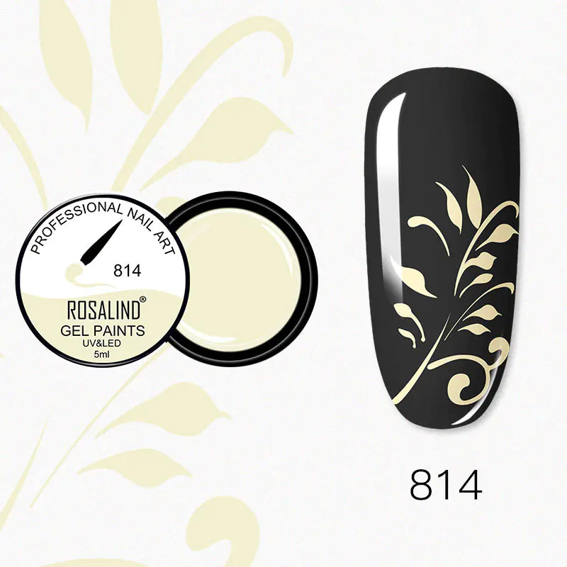 Rosalind 142 Color Gel Nail Polish for Art and Design