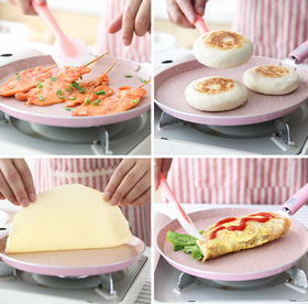 Non-Stick Frying Pan for Crepes and Pancakes