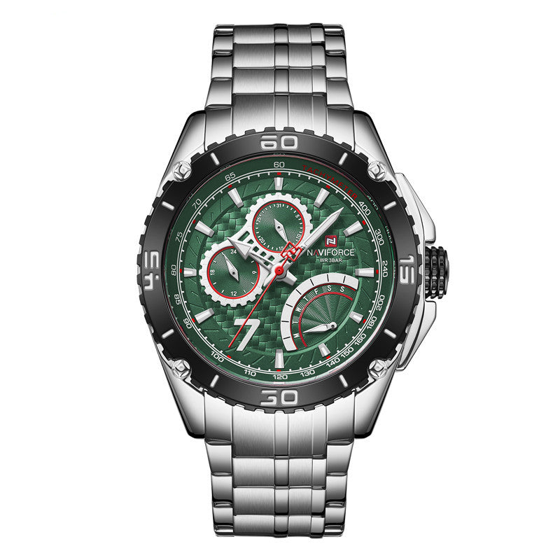 NAVIFORCE Men's Luxury Military Quartz Watch (3ATM)