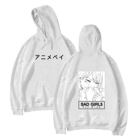 Men's Fleece Hoodie, Casual Cartoon Sweatshirt