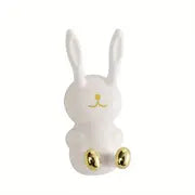 Cute Rabbit Bathroom Toothbrush Holder and Hook Storage