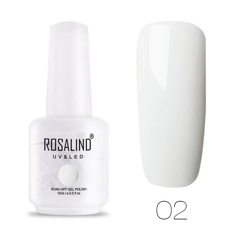 ROSALIND Barbie Nail Gel, Solid Color UV Gel 15ml