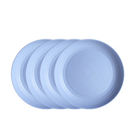 Wheat Straw Dinnerware Set with Plates and Bowls
