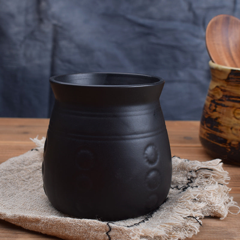 Japanese Ceramic Chopstick Holder and Storage Basket