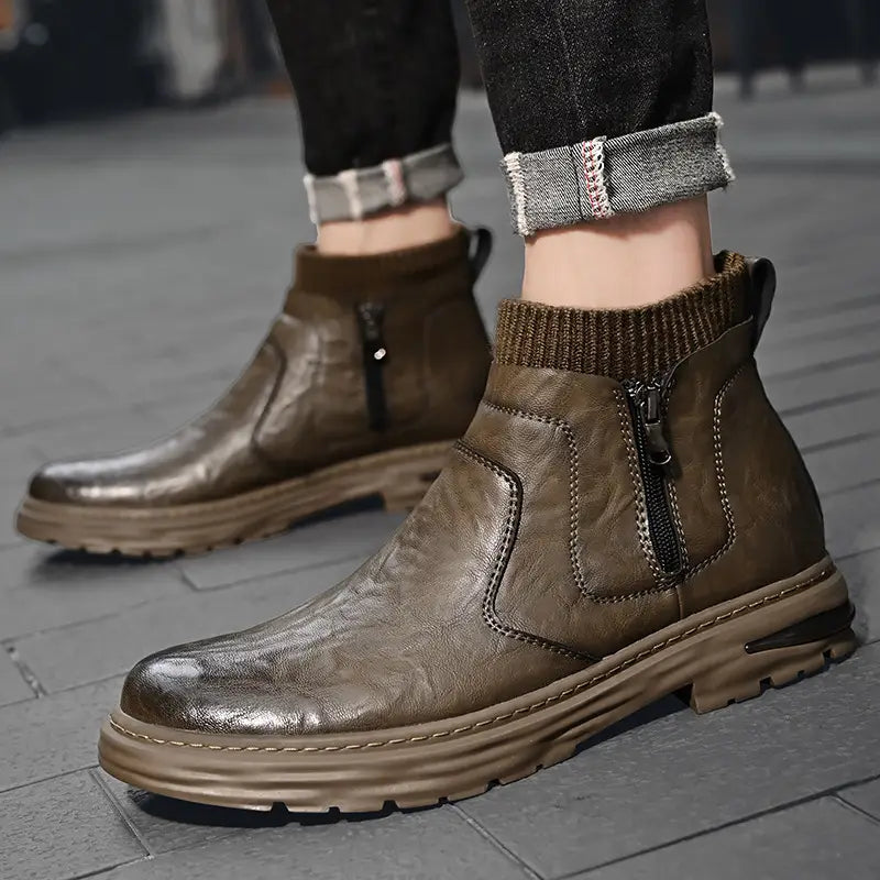Detailed View of Martin Boots