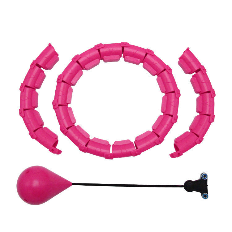 Adjustable Fitness Ring – Detachable Sport Hoop for Waist Slimming, Massage & Home Gym Training
