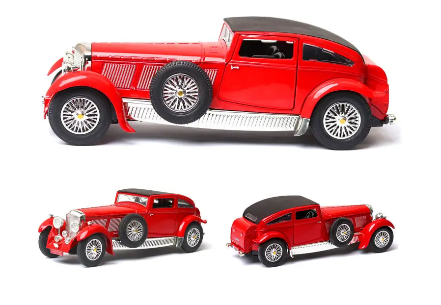 Vintage Bentley 8L Antique Car Model with Sound and Light