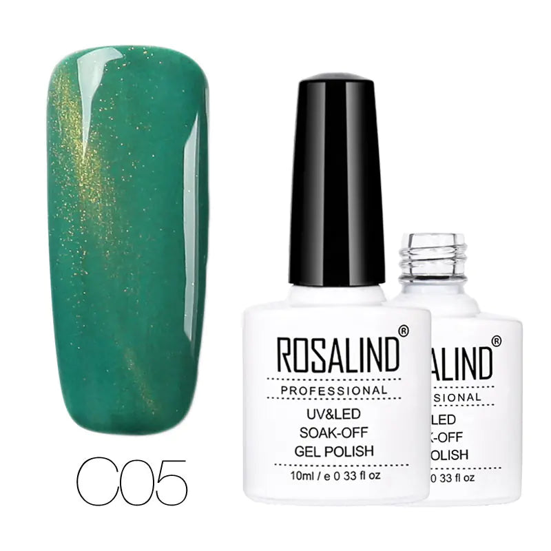 ROSALIND Cat Eye Gel Nail Polish - 30 Colors Set