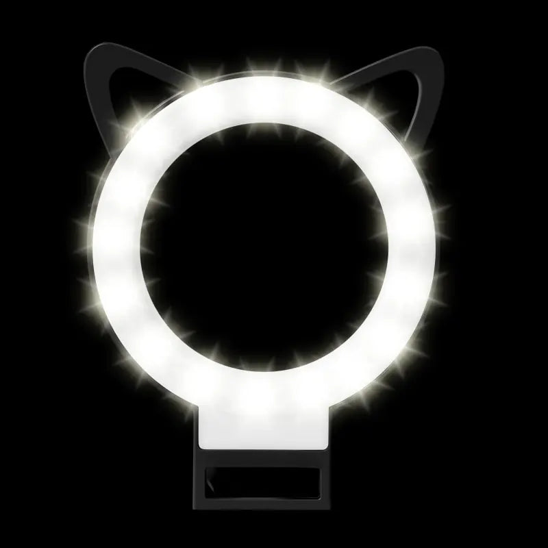 Cat Ear LED Selfie Light for Mobile Phones