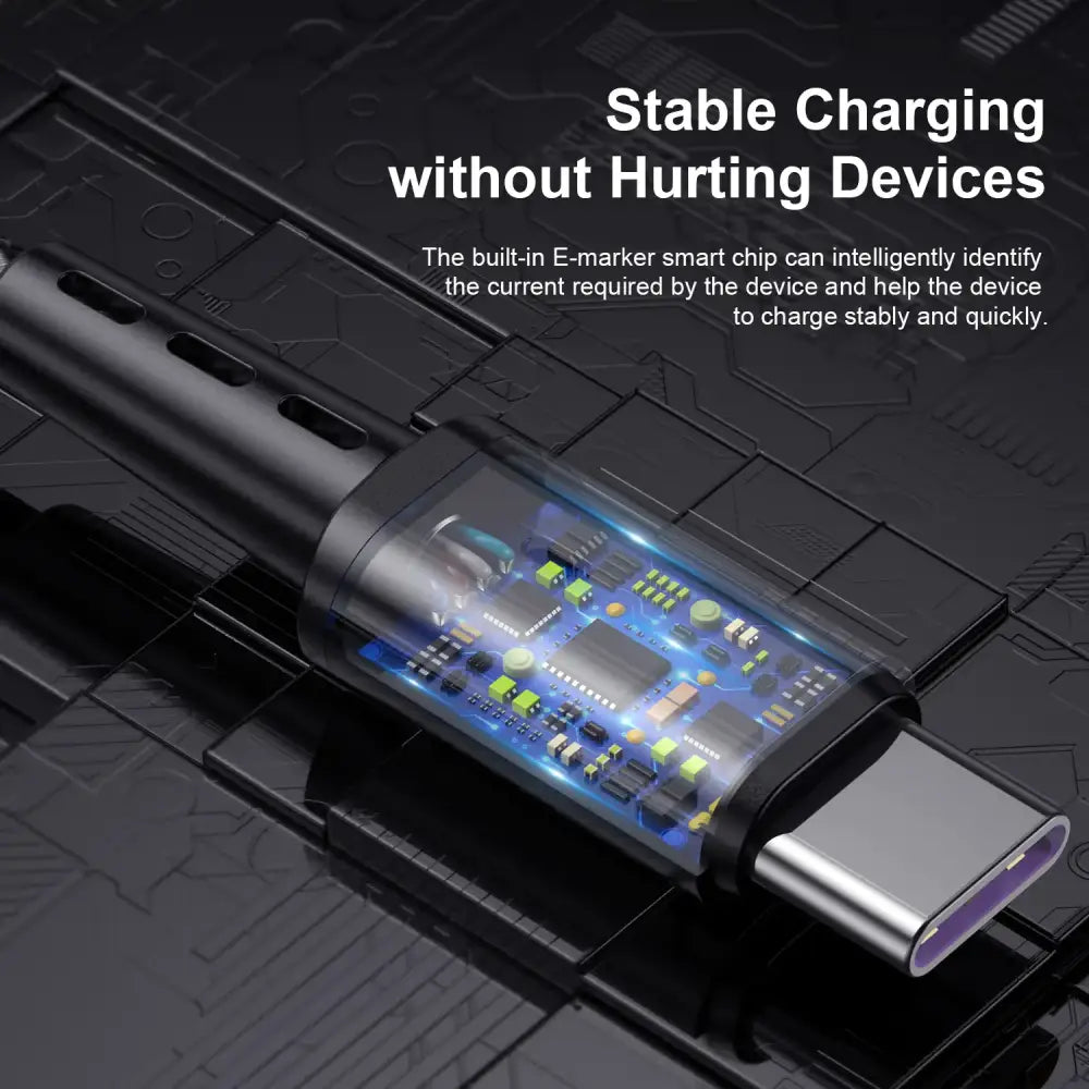 7A Android Braided 2m Type-C Fast Charging Cable