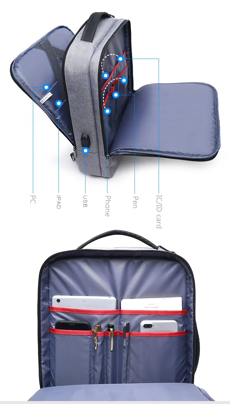 USB Charging Backpack in different colors