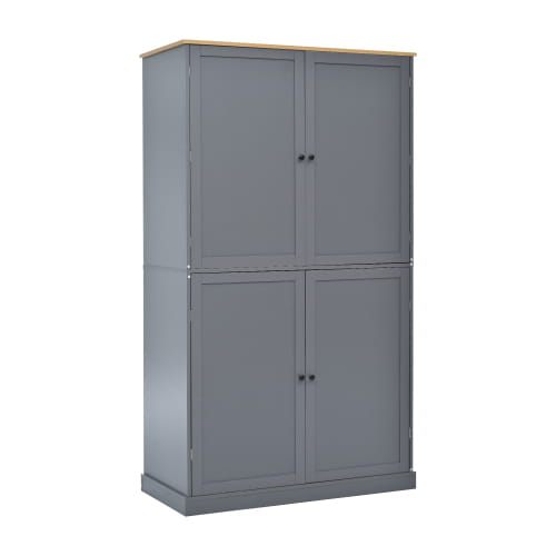 40.2x20x71.3 Inches Tall Freestanding Kitchen Pantry Large Cabinet Storage Cabinet Unavailable Platforms- Welfel