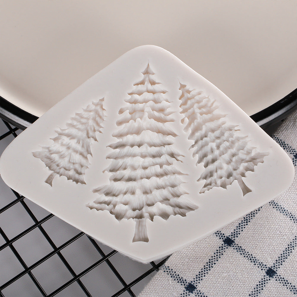 Silicone Christmas Tree Chocolate Mold for Baking