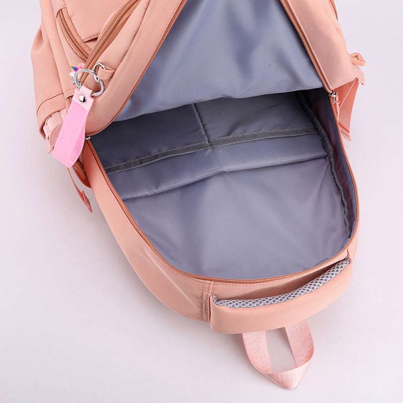 Stylish Large Capacity Nylon Backpack for Students