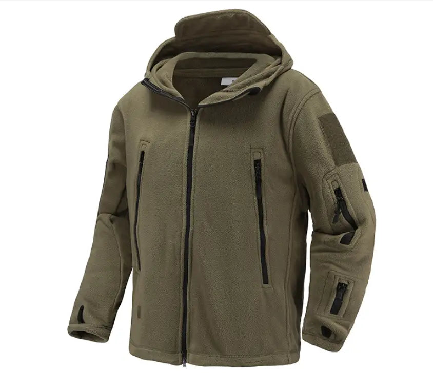 Men’s Military Winter Thermal Fleece Tactical Jacket