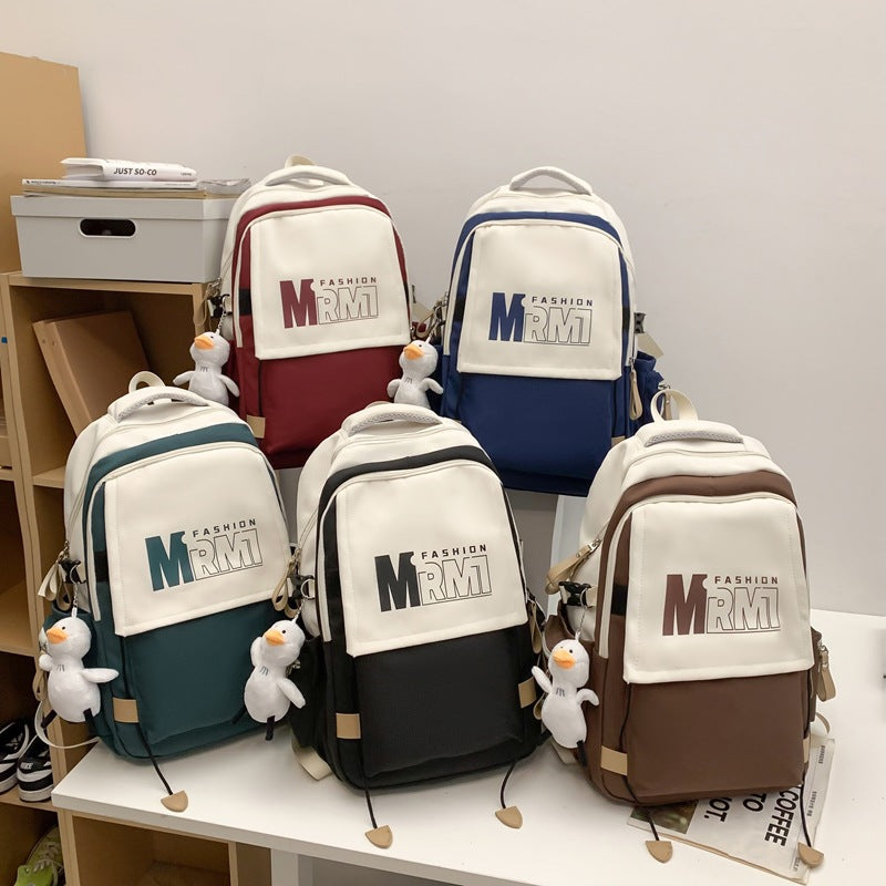 Large Capacity Stylish Backpack for Students and Travel