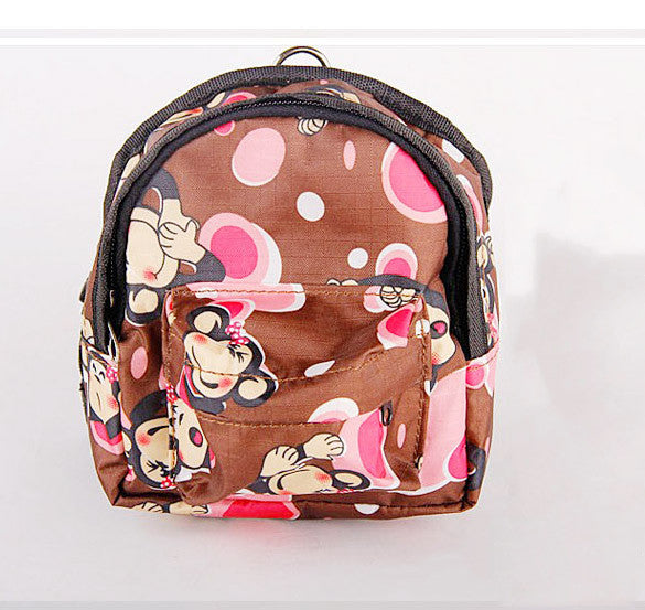 Mini Pet Dog Backpack with Leash for Small Breeds