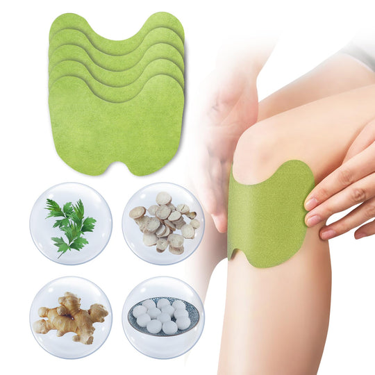 FIIL Knee Patches Heat Patches for Joint Back Shoulder Neck Warming Herbal Patches for Knee Patch Wormwood Extract Sticker for Knee for 8 Hours for Knees Back Neck Shoulder (12)