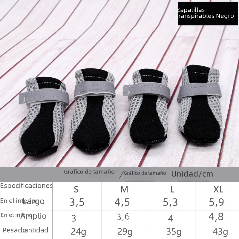 Pet Mesh Non-Slip Breathable Dog Shoes for Small Breeds