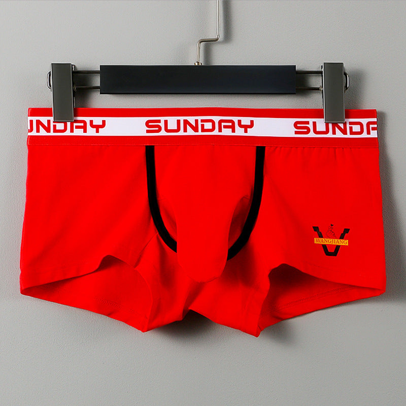 Soft and Breathable Men's Elastic Boxer Shorts