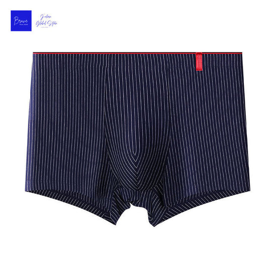 Soft and Breathable Men's Elastic Boxer Shorts