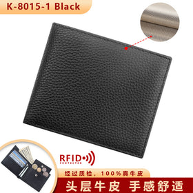 Men's RFID Wallet - Anti-Theft Coin Purse, Large Capacity