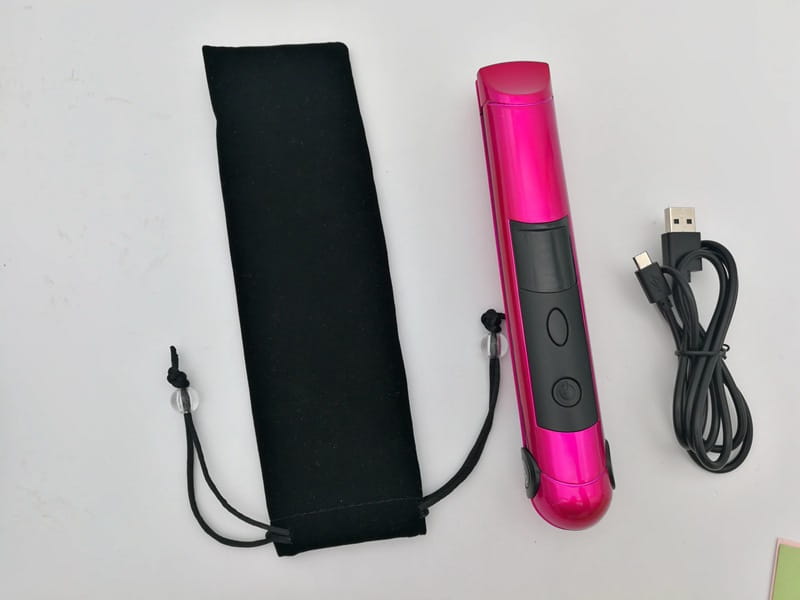 USB Rechargeable Dual-Purpose Hair Straightener and Curler