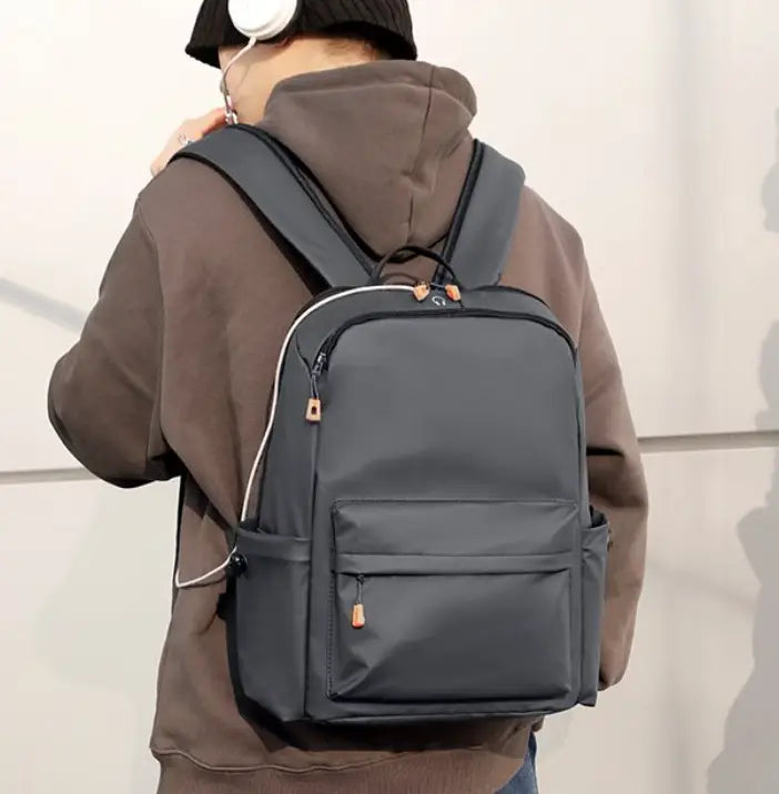 Fashion Simple Travel Bag - Leather Black