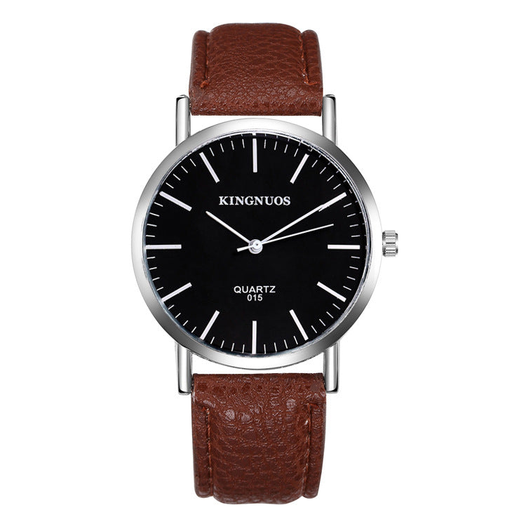 Ultrathin Casual Couple Belt Watch for Men and Women