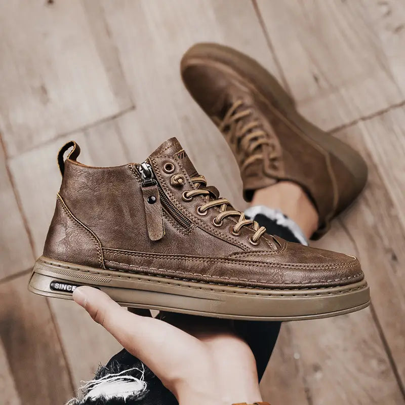 Men’s Fashion Casual High-Top Martin Boots