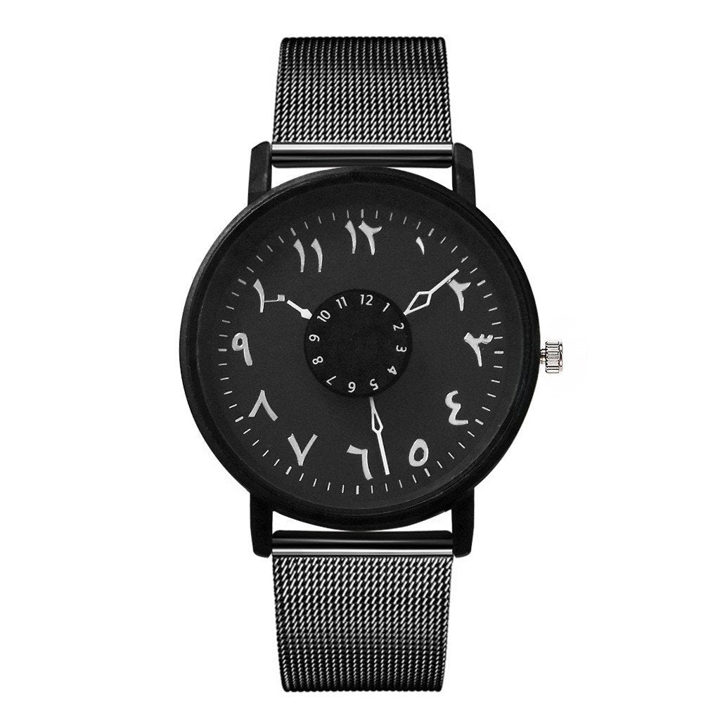 Ultra-thin Mesh Belt Casual Watch for Men & Women