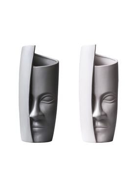 Nordic Creative Abstract Ceramic Face Art Vase